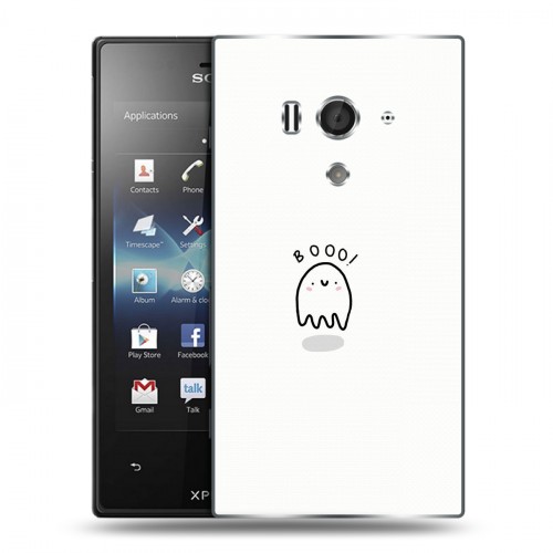 Дизайнерский пластиковый чехол для Sony Xperia acro S хэллоуин