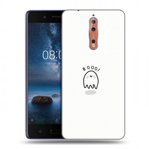 Дизайнерский пластиковый чехол для Nokia 8 хэллоуин