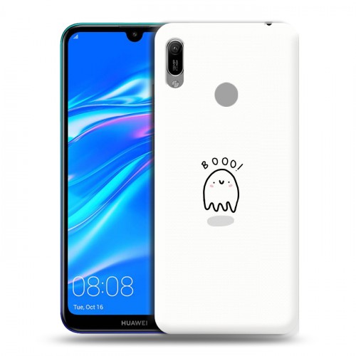 Дизайнерский пластиковый чехол для Huawei Y6 (2019) хэллоуин