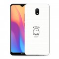 Дизайнерский силиконовый с усиленными углами чехол для Xiaomi RedMi 8A хэллоуин