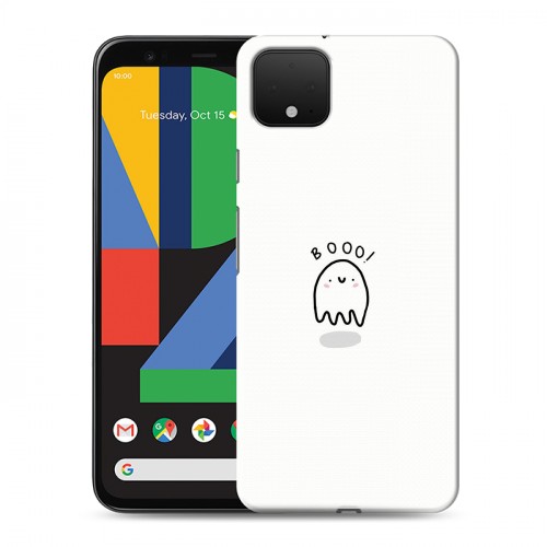 Дизайнерский пластиковый чехол для Google Pixel 4 хэллоуин