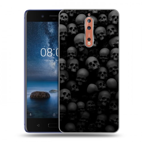 Дизайнерский пластиковый чехол для Nokia 8 хэллоуин