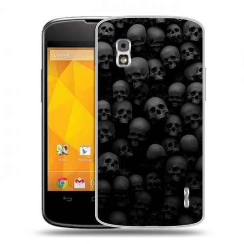 Дизайнерский пластиковый чехол для LG Google Nexus 4 хэллоуин