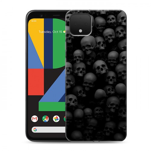 Дизайнерский пластиковый чехол для Google Pixel 4 хэллоуин