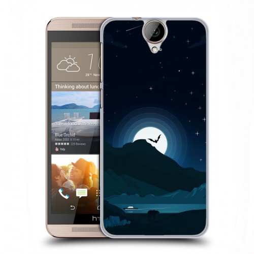 Дизайнерский пластиковый чехол для HTC One E9+ хэллоуин