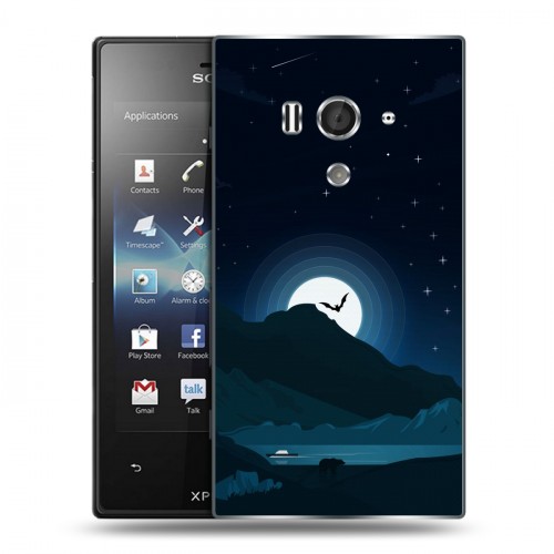 Дизайнерский пластиковый чехол для Sony Xperia acro S хэллоуин