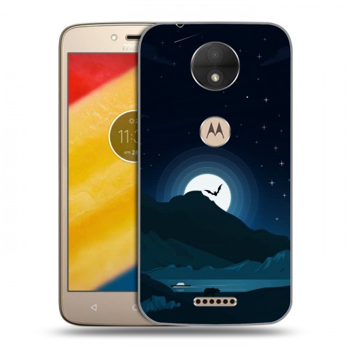 Дизайнерский пластиковый чехол для Motorola Moto C хэллоуин
