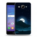 Дизайнерский пластиковый чехол для Huawei Y3 (2017) хэллоуин