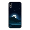 Дизайнерский силиконовый чехол для Iphone x10 хэллоуин