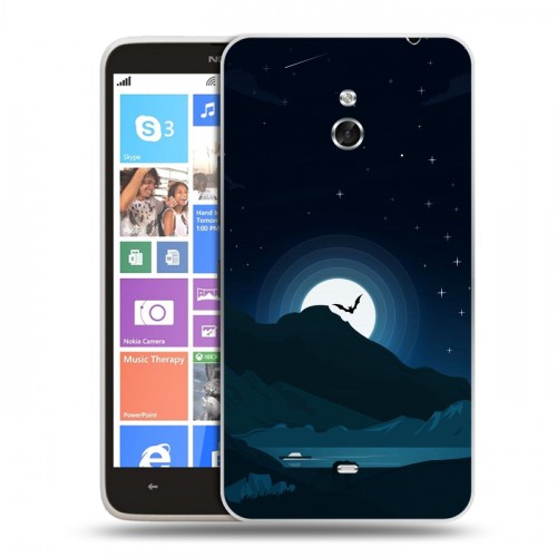 Дизайнерский пластиковый чехол для Nokia Lumia 1320 хэллоуин