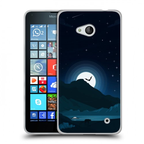 Дизайнерский пластиковый чехол для Microsoft Lumia 640 хэллоуин