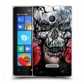 Дизайнерский пластиковый чехол для Microsoft Lumia 435 хэллоуин