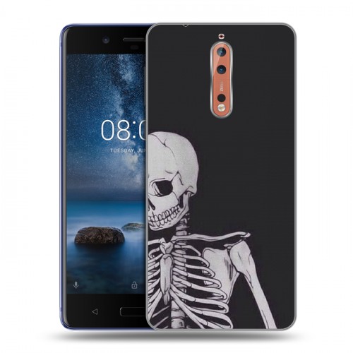 Дизайнерский пластиковый чехол для Nokia 8 хэллоуин