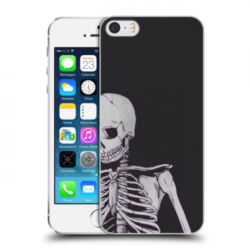 Дизайнерский пластиковый чехол для Iphone 5s хэллоуин