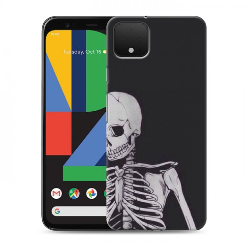 Дизайнерский пластиковый чехол для Google Pixel 4 хэллоуин