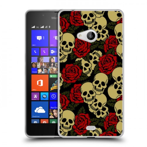 Дизайнерский пластиковый чехол для Microsoft Lumia 540 хэллоуин