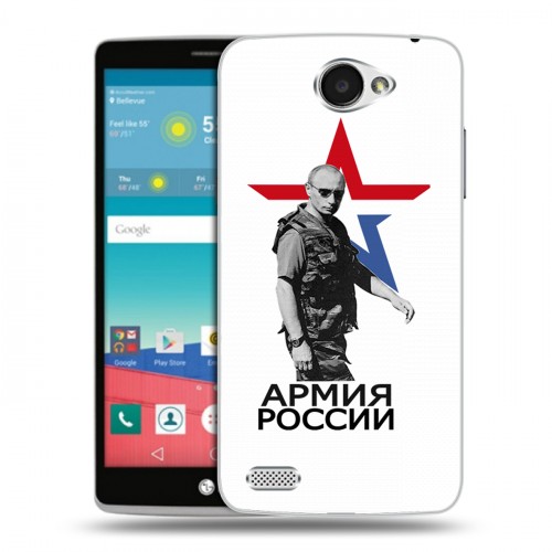 Дизайнерский пластиковый чехол для LG Max Путин