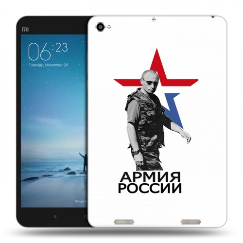 Дизайнерский силиконовый чехол для Xiaomi Mi Pad 2 Путин