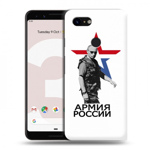Дизайнерский пластиковый чехол для Google Pixel 3 Путин