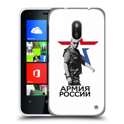 Дизайнерский пластиковый чехол для Nokia Lumia 620 Путин