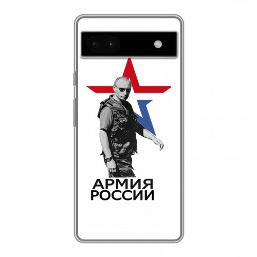 Дизайнерский силиконовый чехол для Google Pixel 6a Путин