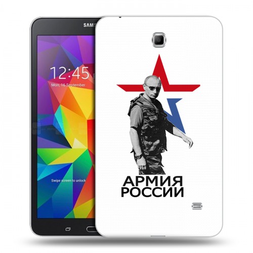 Дизайнерский силиконовый чехол для Samsung GALAXY Tab 4 7.0 Путин