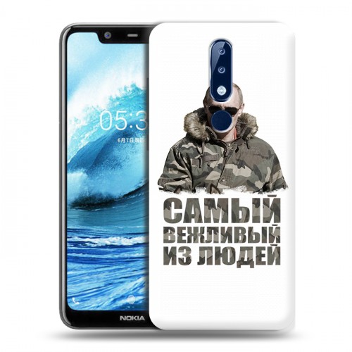 Дизайнерский силиконовый чехол для Nokia 5.1 Plus Путин