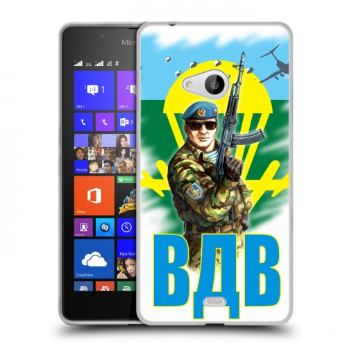 Дизайнерский пластиковый чехол для Microsoft Lumia 540 вдв