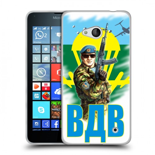 Дизайнерский пластиковый чехол для Microsoft Lumia 640 вдв