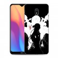 Дизайнерский силиконовый с усиленными углами чехол для Xiaomi RedMi 8A Аниме