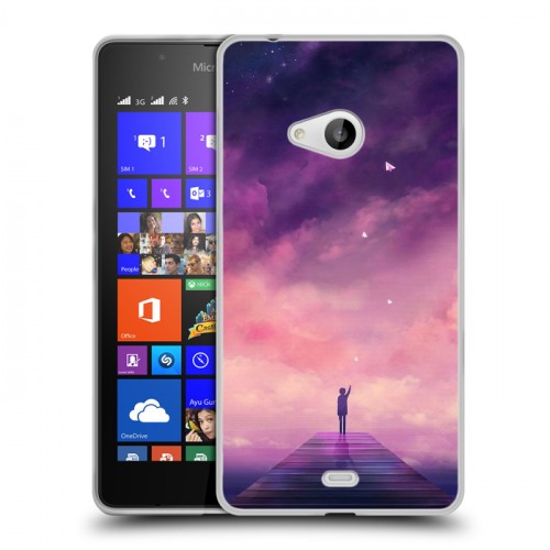 Дизайнерский пластиковый чехол для Microsoft Lumia 540 Аниме