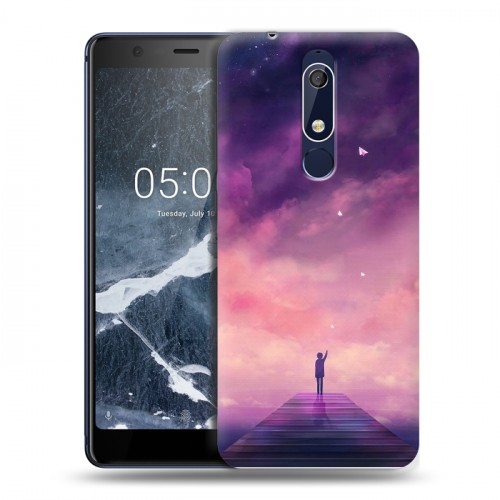 Дизайнерский пластиковый чехол для Nokia 5.1 Аниме