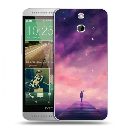 Дизайнерский пластиковый чехол для HTC One E8 Аниме