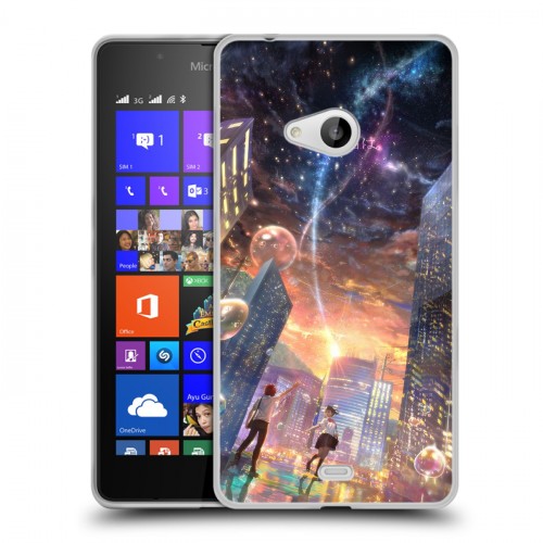 Дизайнерский пластиковый чехол для Microsoft Lumia 540 Аниме