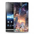 Дизайнерский пластиковый чехол для Sony Xperia S Аниме