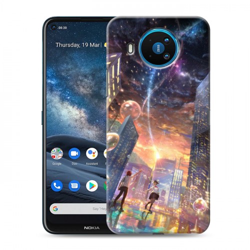 Дизайнерский силиконовый чехол для Nokia 8.3 Аниме