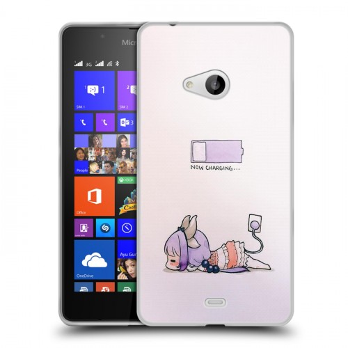 Дизайнерский пластиковый чехол для Microsoft Lumia 540 Аниме