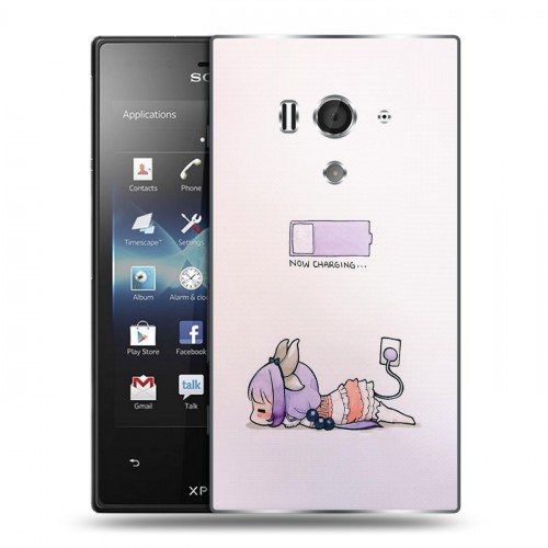 Дизайнерский пластиковый чехол для Sony Xperia acro S Аниме