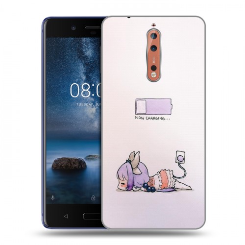 Дизайнерский пластиковый чехол для Nokia 8 Аниме