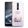 Дизайнерский пластиковый чехол для Nokia 5.1 Аниме