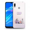 Дизайнерский пластиковый чехол для Huawei Y6 (2019) Аниме