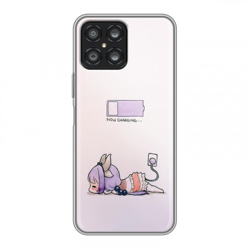 Дизайнерский силиконовый чехол для Huawei Honor X8 Аниме