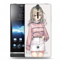 Дизайнерский пластиковый чехол для Sony Xperia S Аниме