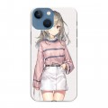 Дизайнерский пластиковый чехол для Iphone 13 Mini Аниме