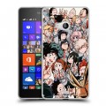 Дизайнерский пластиковый чехол для Microsoft Lumia 540 Аниме