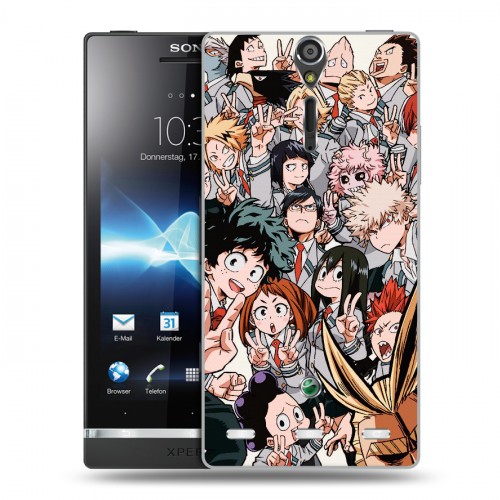 Дизайнерский пластиковый чехол для Sony Xperia S Аниме