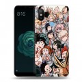 Дизайнерский силиконовый чехол для Xiaomi Mi A2 Аниме