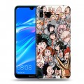 Дизайнерский пластиковый чехол для Huawei Y6 (2019) Аниме