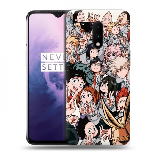 Дизайнерский пластиковый чехол для OnePlus 7 Аниме