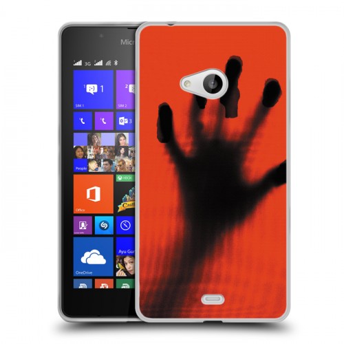 Дизайнерский пластиковый чехол для Microsoft Lumia 540 Хэллоуин